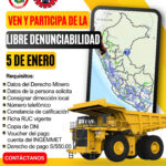 NO LO OLVIDES! TU PUEDES SER TITULAR DE UNA CONCESIÓN MINERA EN AYACUCHO